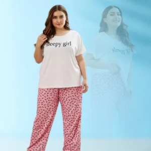 Sleepy Girl Woman Pajama Set