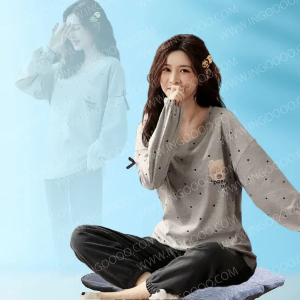 Dream Party Printed PJ Set Suit