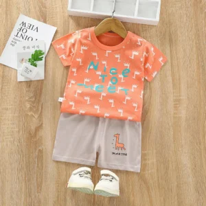Nice to Meet Print Trendy Kids short wear