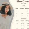 Red Long Sleeve Women Night Suit PJ Set 3 Pieces - Image 2