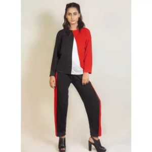 RED & pink FULL SLEEVES - LINING TRACKSUIT