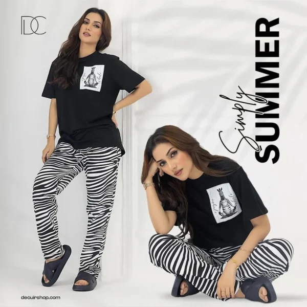 ZEBRA PRINTED NIGHTWEAR