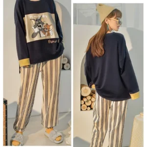 Tom & Jerry Printed Night Suit
