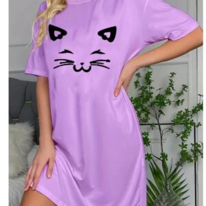 Printed long shirts for women