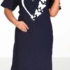 Printed-Black-heart  long shirt for woman - Image 4