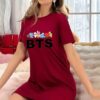BTS-printed long shirt for woman - Image 2