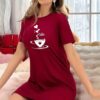 Printed Purple shirt for woman - Image 3