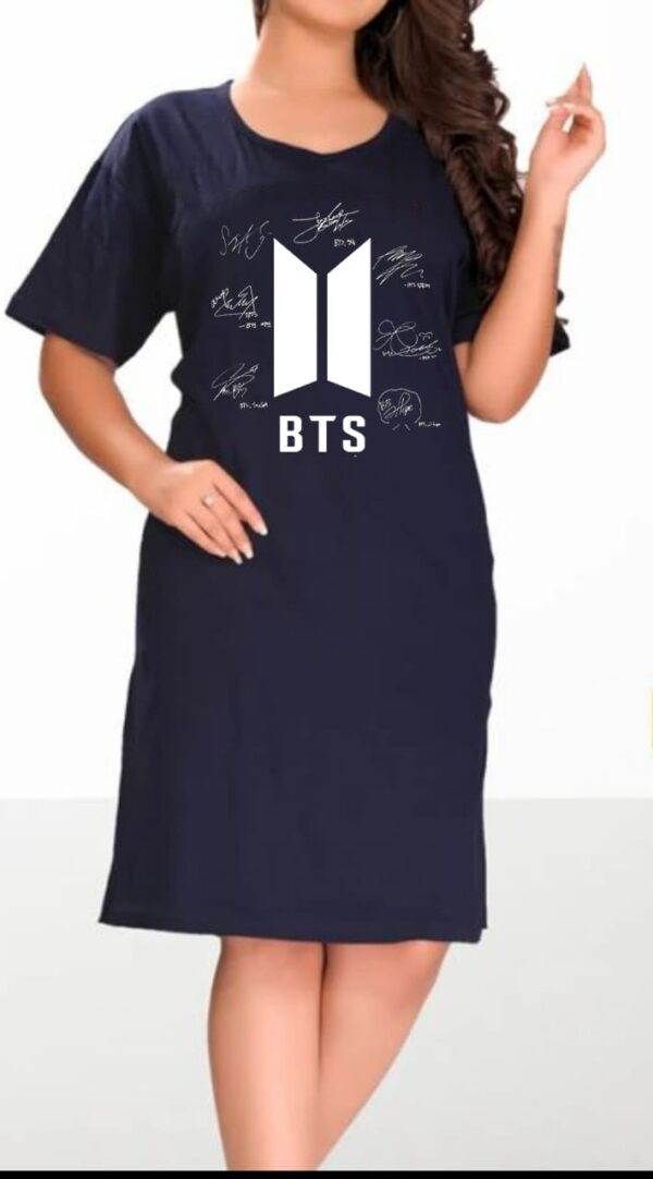 Printed Long shirt for woman