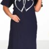 Double Heart Printed long shirt - Image 3