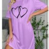 Double Heart Printed long shirt - Image 2