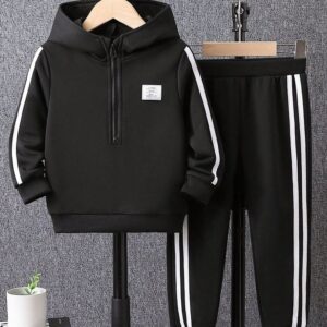Black Tracksuit kids winter collection