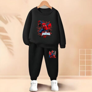 Black-Red Spider sweat suit kids winter